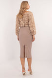 Elegant Ribbed Midi Skirt for Everyday Comfort and Style