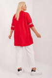 Chic Asymmetrical Blouse with Rhinestone Detail for Everyday Style