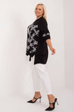 Chic Asymmetrical Blouse with Rhinestone Accents for Everyday Style