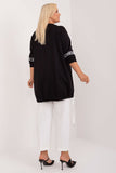 Chic Asymmetrical Blouse with Rhinestone Accents for Everyday Style