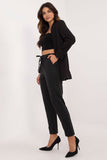 Chic High-Rise Sweatpants with Rhinestone Detail
