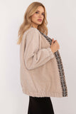 Elegant Casual Long-Sleeve Cardigan with Contrasting Trim