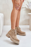 Elegant Suede Half Shoes with Gold Accent and Zipper Closure