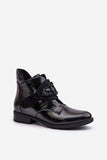 Eco Leather Women's Ankle Boots with Insulated Comfort