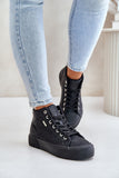 Stylish Eco Leather Women's Laced Sneakers for All Seasons