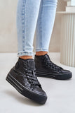 Stylish Insulated Platform Sneakers for Cold Weather