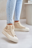 Chic Insulated Women's Platform Sneakers for Cold Weather