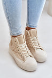 Chic Insulated Women's Platform Sneakers for Cold Weather