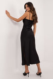 Elegant Mermaid Evening Dress with Deep V-Neck and Tie Belt