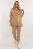 Cozy Women's MÃ©lange Casual Outfit for Cold Weather