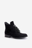 Chic Ankle Boots with Unique Front Decoration for Women