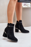 Elegant Eco-Suede Women's Stiletto Boots with Zipper