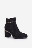 Elegant Eco-Suede Women's Stiletto Boots with Zipper