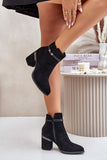 Elegant Eco-Suede Women's Stiletto Boots with Zipper