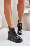Chic Natural Leather Women's Boots with Side Zipper