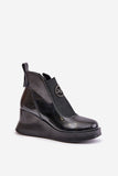 Chic Natural Leather Women's Boots with Side Zipper