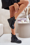 Chic Natural Leather Women's Boots with Side Zipper