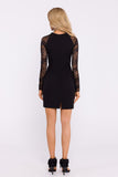 Elegant Lace Accent Mini Dress for Special Occasions