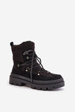 Cozy Sheepskin-Fur Ankle Boots with Zipper Closure