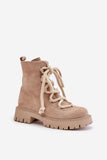 Stylish Eco Suede Ankle Boots with Warm Lining and Zipper