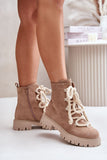 Stylish Eco Suede Ankle Boots with Warm Lining and Zipper