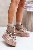 Chic Fur-Lined Platform Snow Boots for Ultimate Comfort
