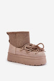 Chic Fur-Lined Platform Snow Boots for Ultimate Comfort