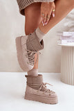 Chic Fur-Lined Platform Snow Boots for Ultimate Comfort