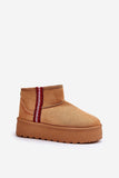 Trendy Women's Eco-Suede Snow Boots with Fur Lining