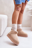 Trendy Insulated Snow Boots with Eco Suede & Fur Lining