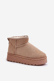 Trendy Insulated Snow Boots with Eco Suede & Fur Lining