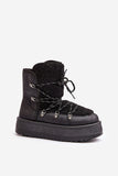 Cozy Faux Fur Lined Platform Snow Boots for Winter Comfort