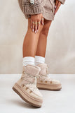 Cozy Women's Platform Snow Boots with Fur Lining