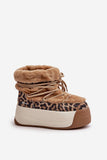 Fur-Lined Women's Snow Boots with Non-Slip Grip