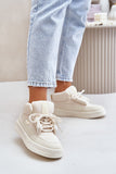 Stylish Insulated Lace-Up Sneakers for Cold Weather