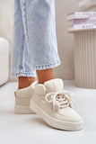 Stylish Insulated Lace-Up Sneakers for Cold Weather