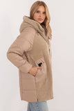 Fashionable Women's Corduroy Hooded Casual Jacket