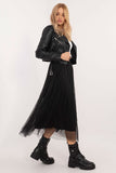 Elegant Midi Tulle Skirt for Casual and Workwear Style