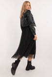 Elegant Midi Tulle Skirt for Casual and Workwear Style