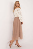 Elegant Tulle Midi Skirt for Everyday Style and Comfort