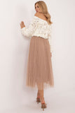 Elegant Tulle Midi Skirt for Everyday Style and Comfort