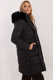 Quilted Winter Jacket with Detachable Hood for Ultimate Warmth