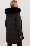 Quilted Winter Jacket with Detachable Hood for Ultimate Warmth