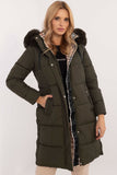 Quilted Winter Jacket with Detachable Hood & Stylish Trim