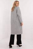 Elegant Women's Classic Over-the-Knee Coat with Pockets