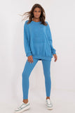 Casual Cotton Leggings and Sweatshirt Set for Everyday Wear