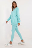 Casual Cotton Leggings and Sweatshirt Set for Everyday Wear