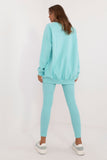 Casual Cotton Leggings and Sweatshirt Set for Everyday Wear