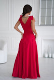 Elegant Slit Dress with Bow Ties for Special Occasions