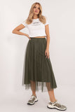 Elegant Midi Flared Tulle Skirt for Everyday & Events